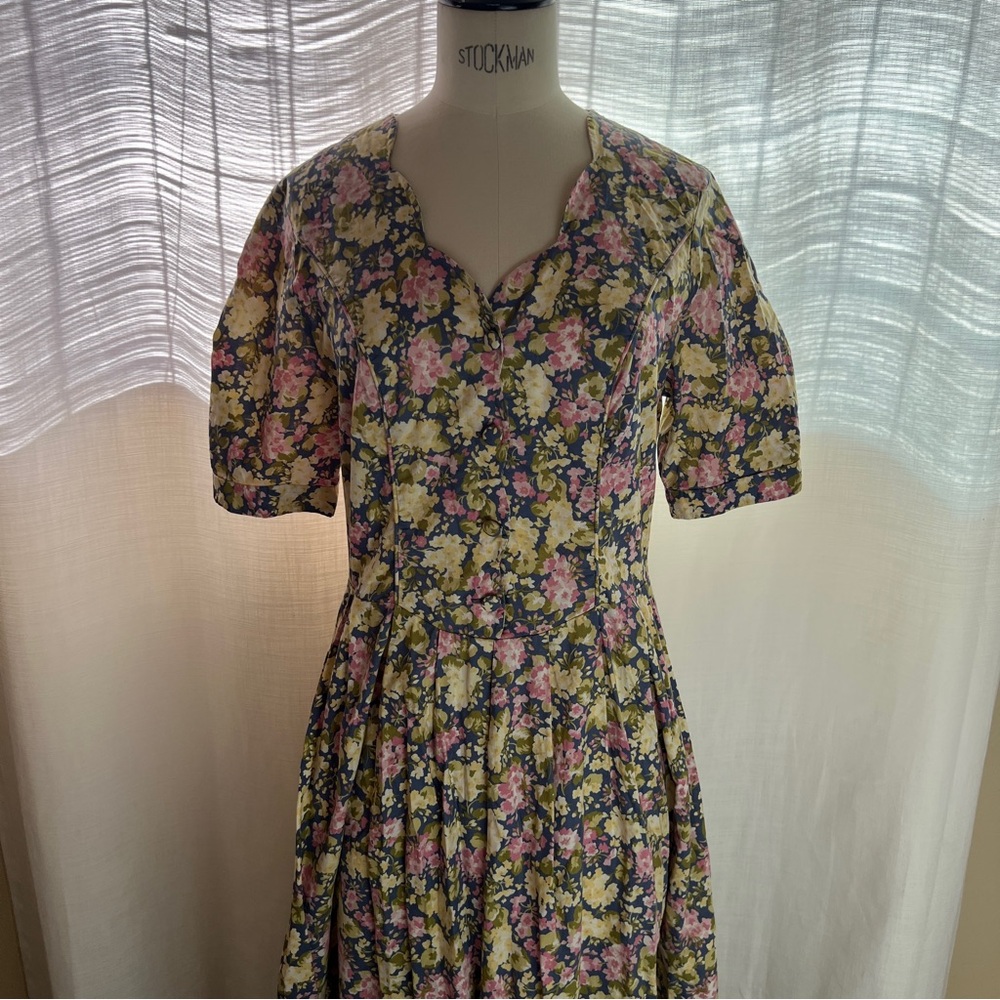 Vintage Laura Ashley Floral Dress